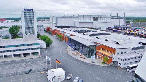 Volvo Museum aerial shot